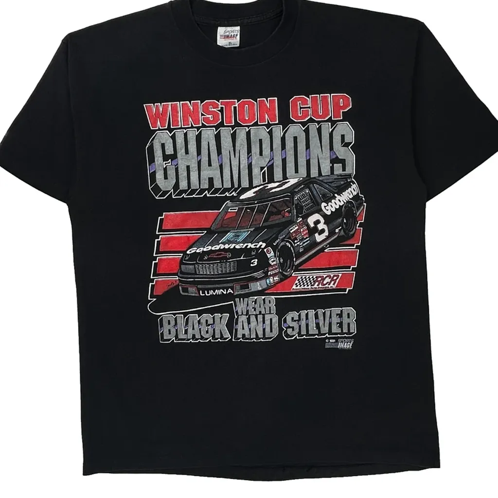 Winston Cup Champions Unbranded Nascar T-Shirt - XL Black Cotton - Image 4