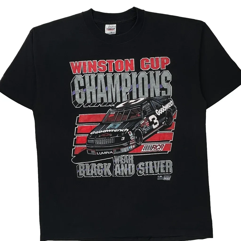 Winston Cup Champions Unbranded Nascar T-Shirt - XL Black Cotton - Image 5