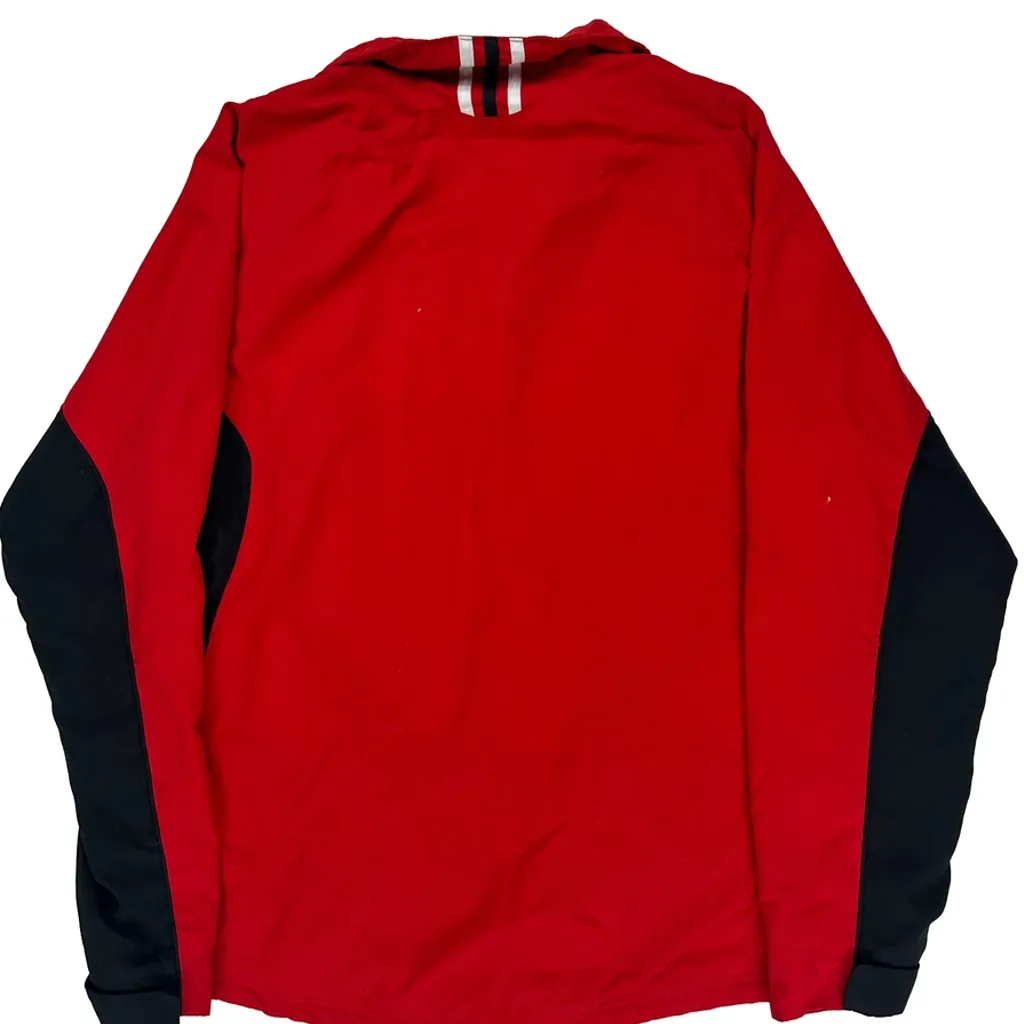 Wisconsin Adidas Track Jacket - Medium Red Polyester - Image 8