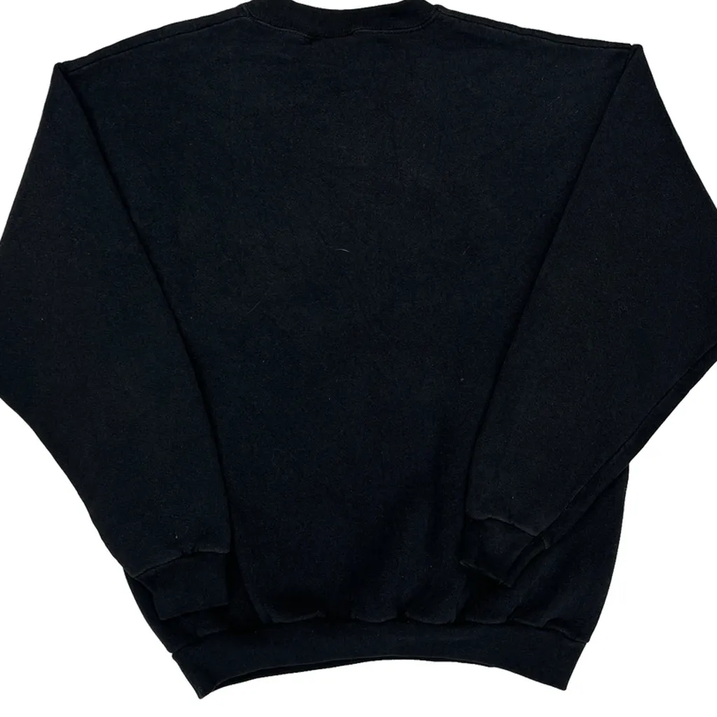 Wisconsin Unbranded College Sweatshirt - Small Black Cotton Blend - Image 7