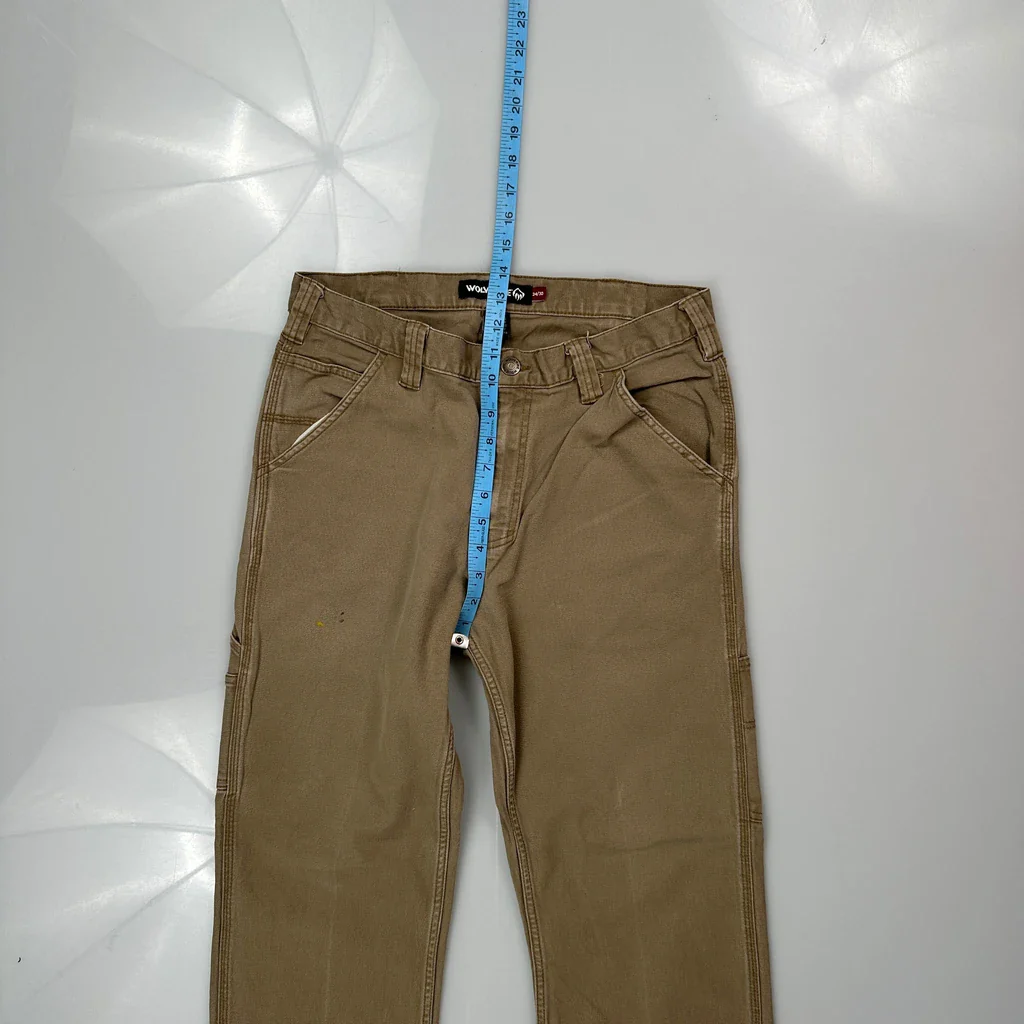 Wolverine Carpenter Trousers - 30W 30L Brown Cotton - Image 4