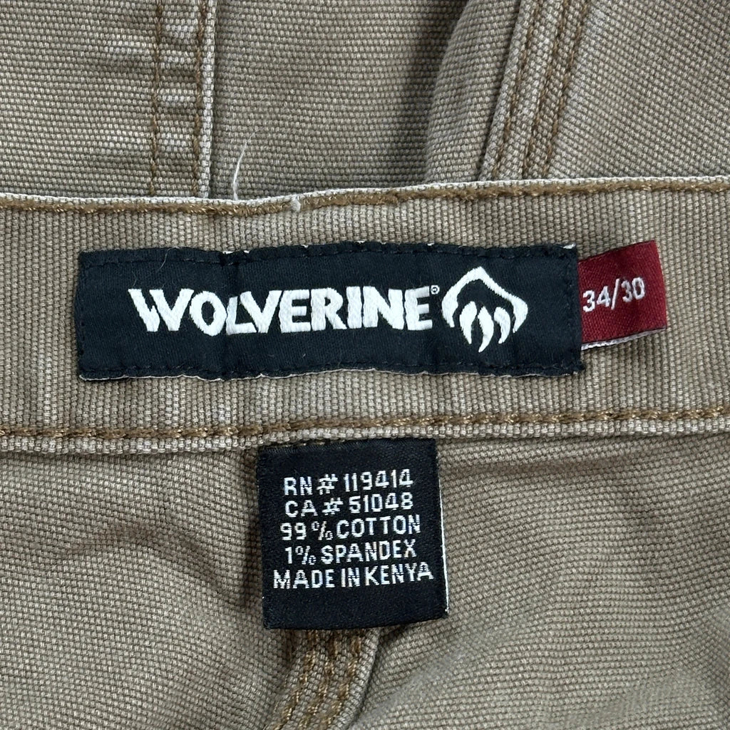 Wolverine Carpenter Trousers - 30W 30L Brown Cotton - Image 6