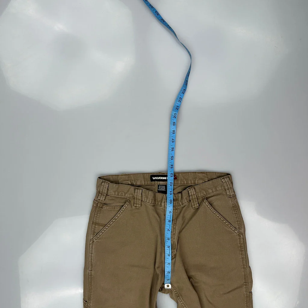 Wolverine Carpenter Trousers - 31W 29L Brown Cotton - Image 4