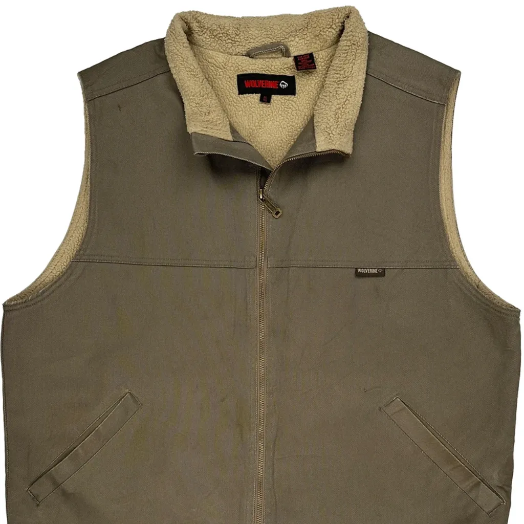 Wolverine Gilet - XL Brown Cotton - Image 5