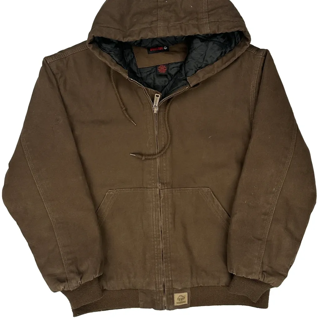 Wolverine Workwear Jacket - Small Brown Cotton - Image 6