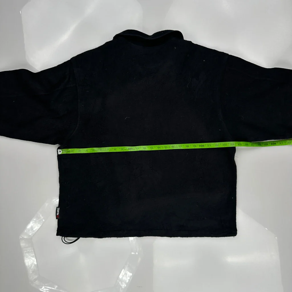 Woolrich 1/4 Zip - XL Black Wool Blend - Image 3