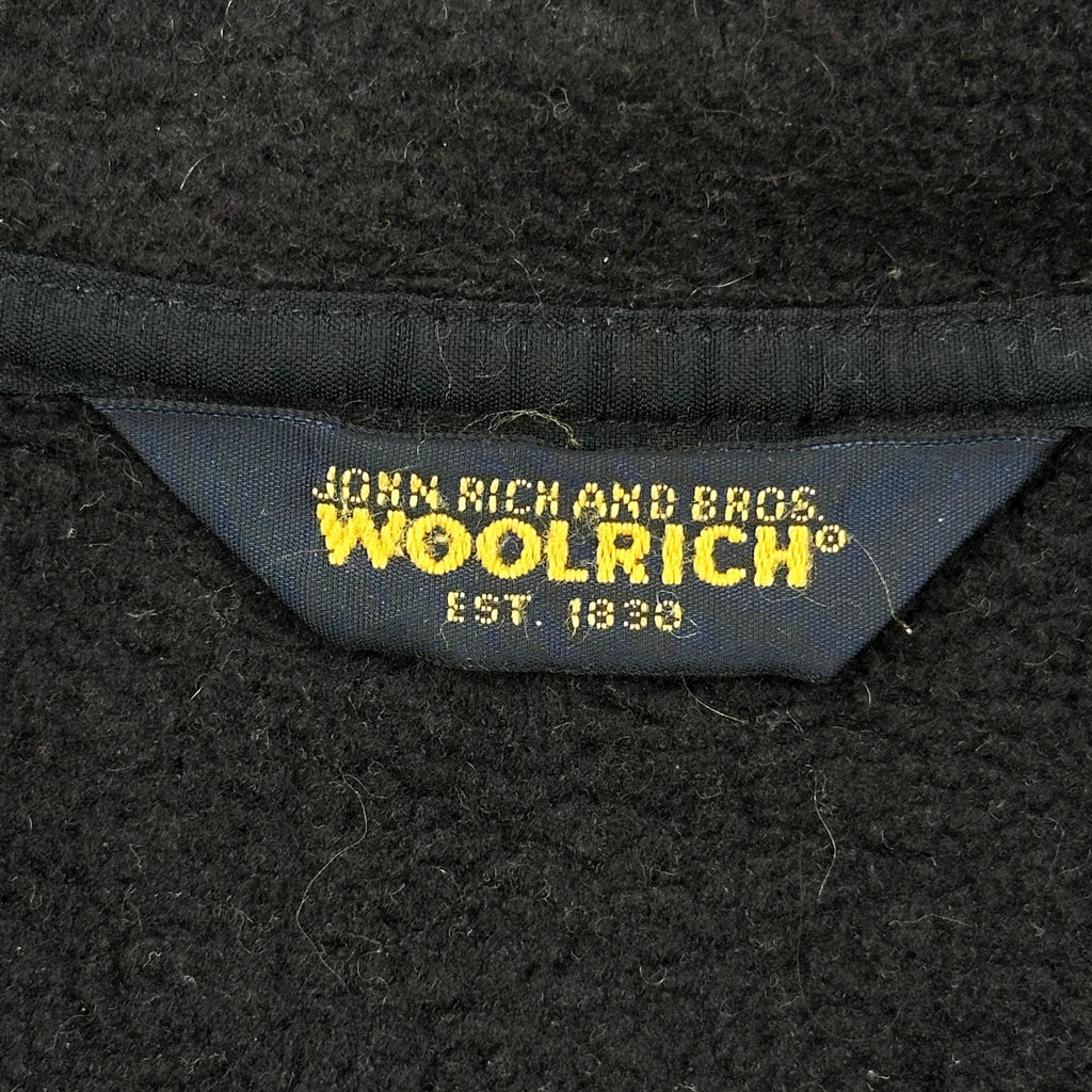 Woolrich 1/4 Zip - XL Black Wool Blend - Image 4
