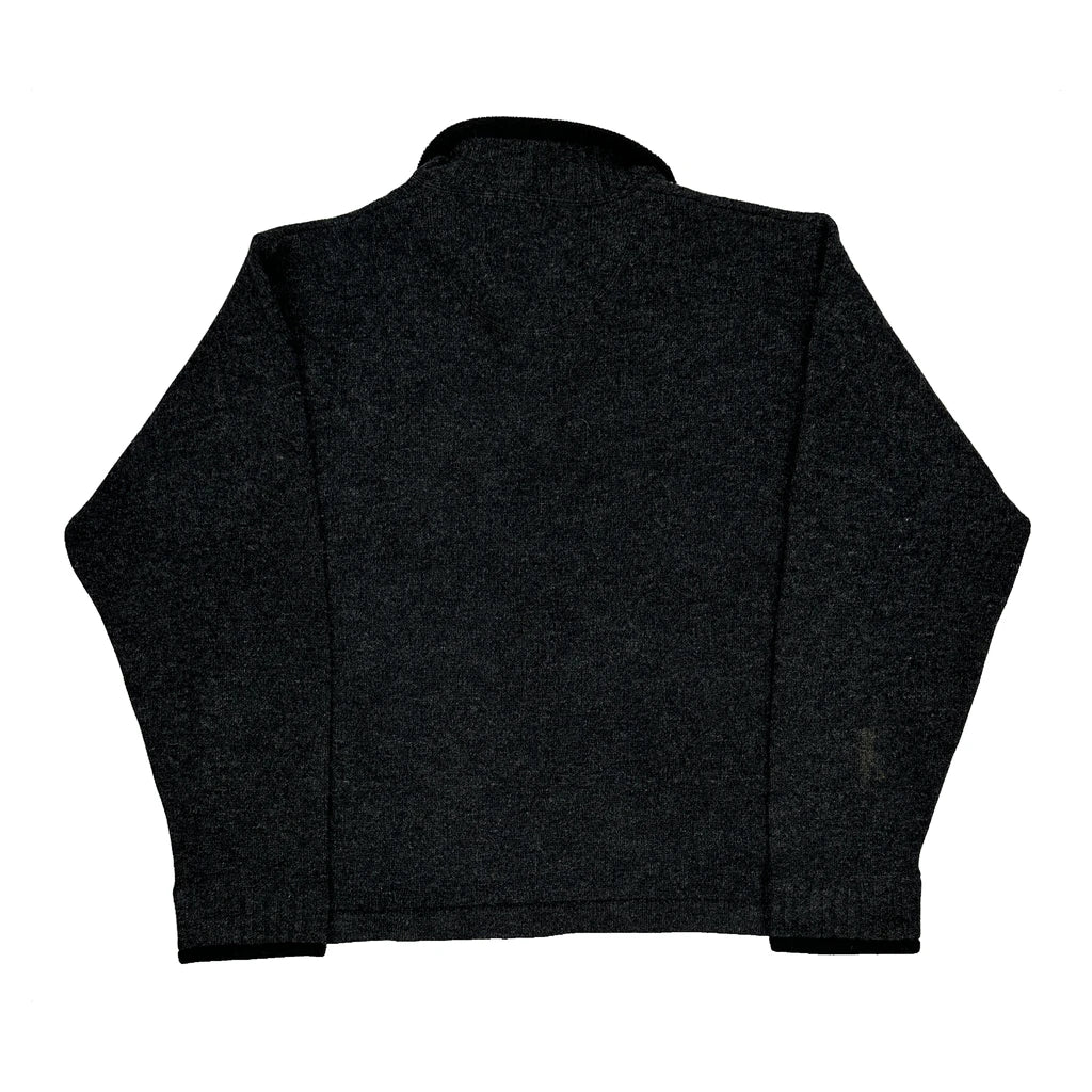 Woolrich 1/4 Zip - Large Grey Wool - Image 2