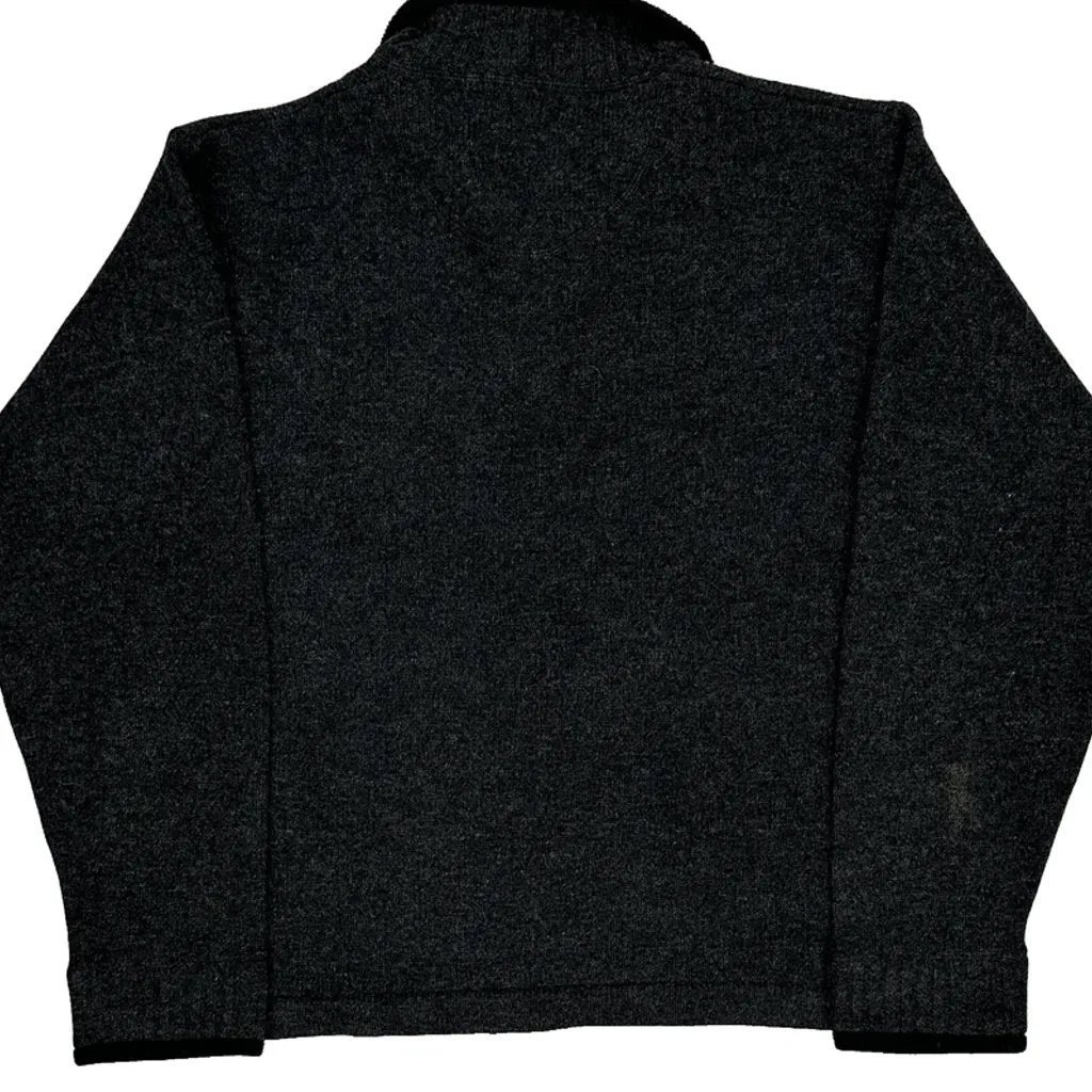 Woolrich 1/4 Zip - Large Grey Wool - Image 7