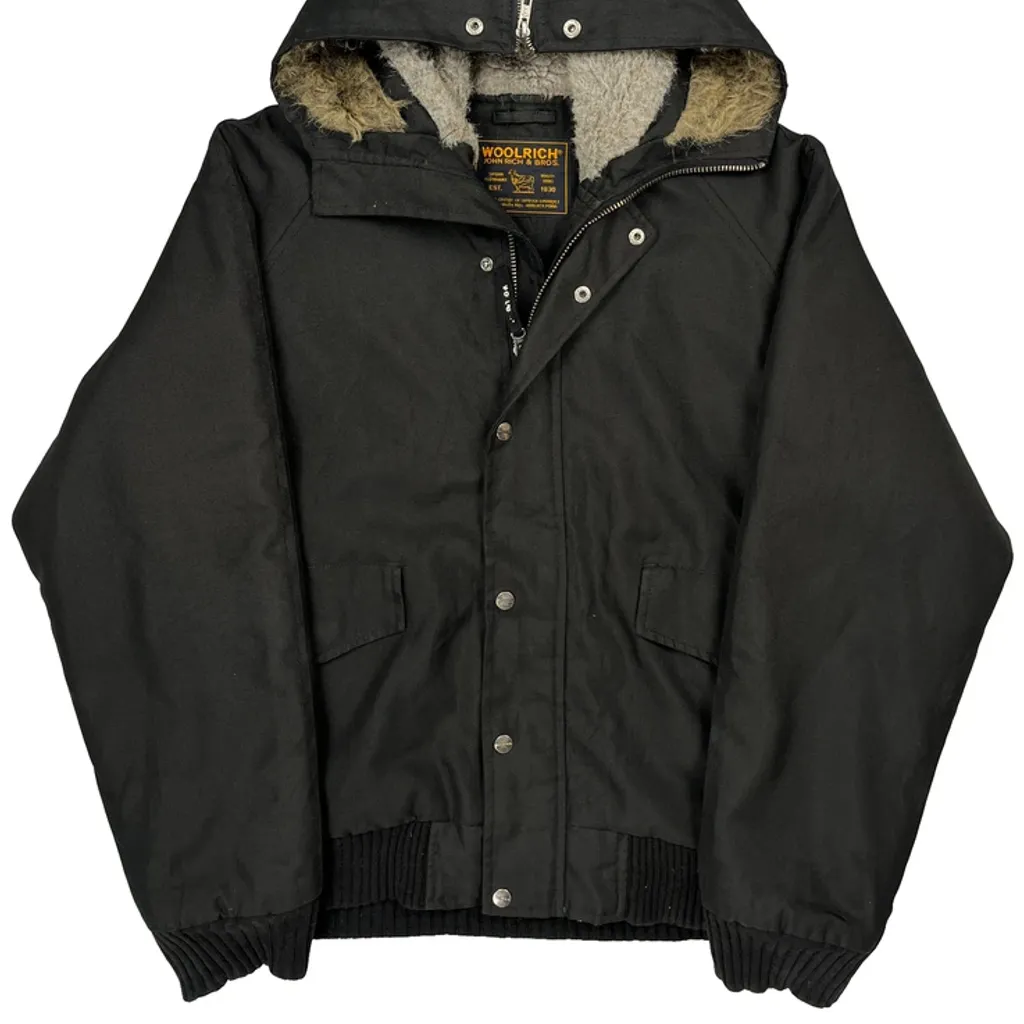 Woolrich Bomber Jacket - XL Black Polyester - Image 5