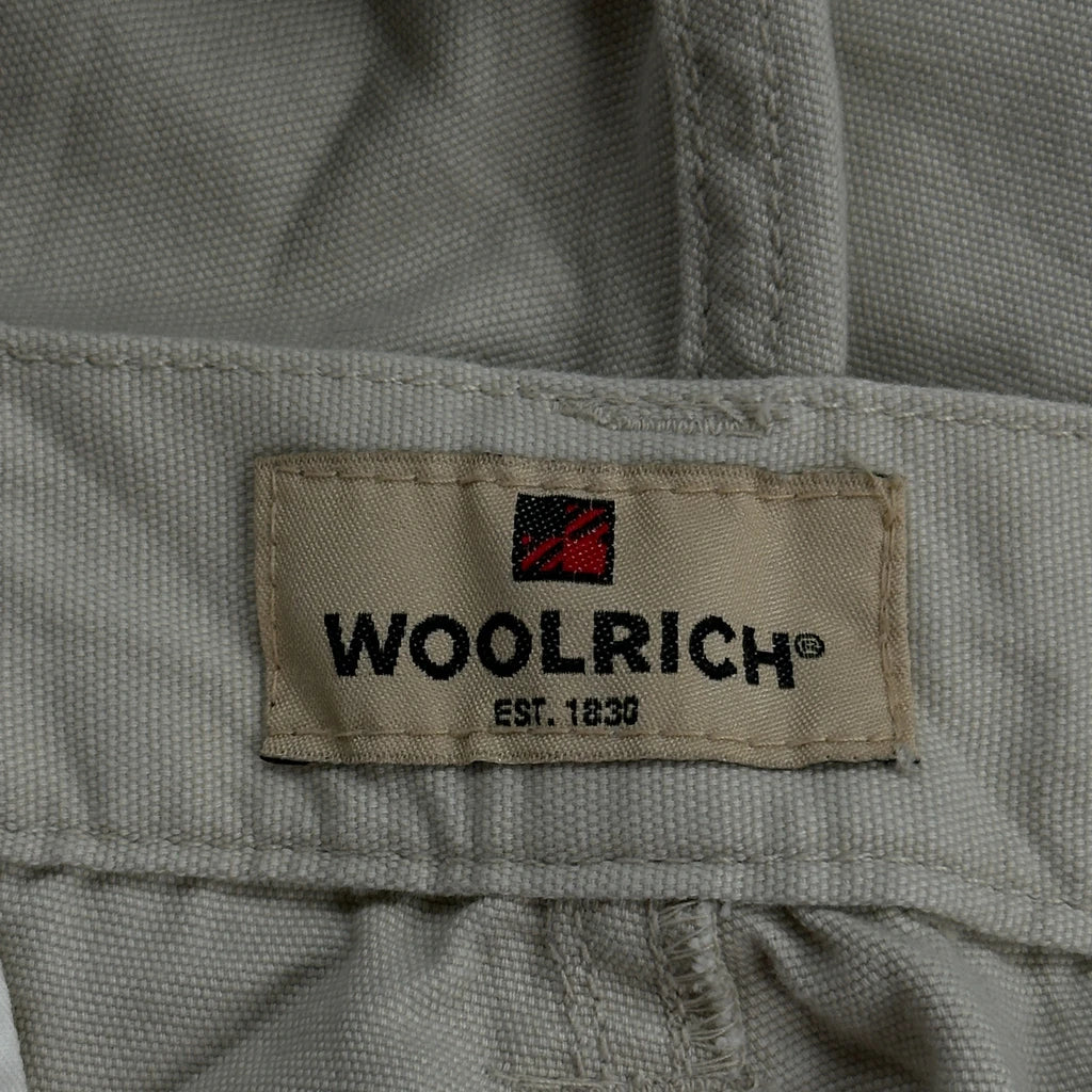 Woolrich Cargo Shorts - 32W 8L Beige Cotton - Image 6