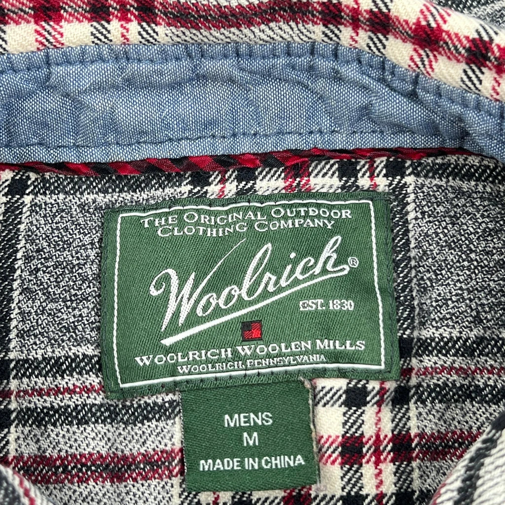 Woolrich Checked Flannel Shirt - Medium Gray Cotton - Image 3