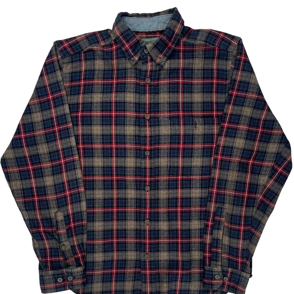 Woolrich Checked Flannel Shirt - Medium Multicoloured Cotton - Image 5