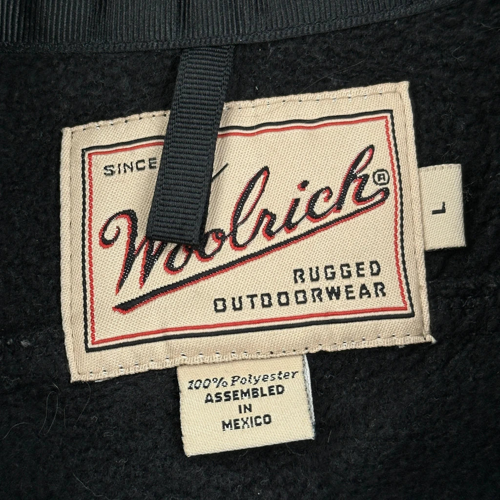 Woolrich Fleece Jacket - Large Black Polyester - Image 3