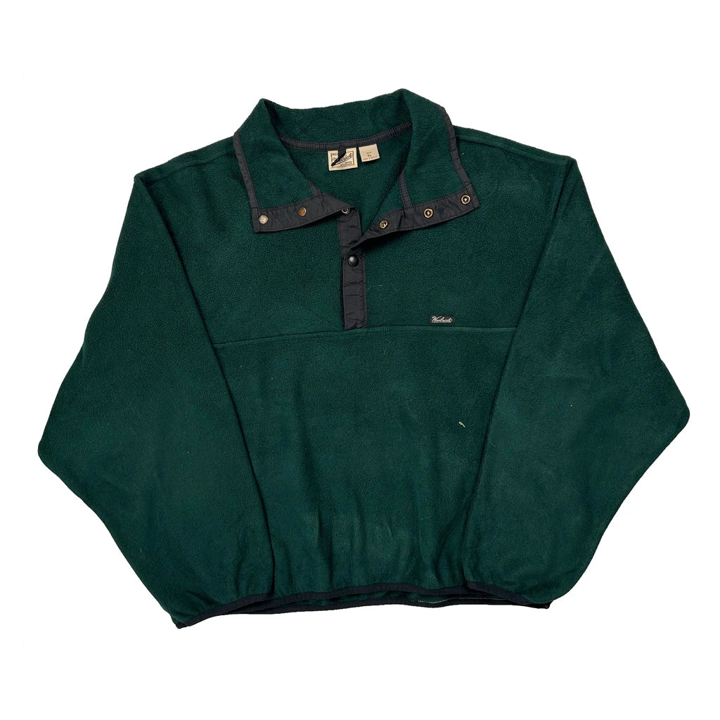 Woolrich Snap T Fleece - XL Green Polyester