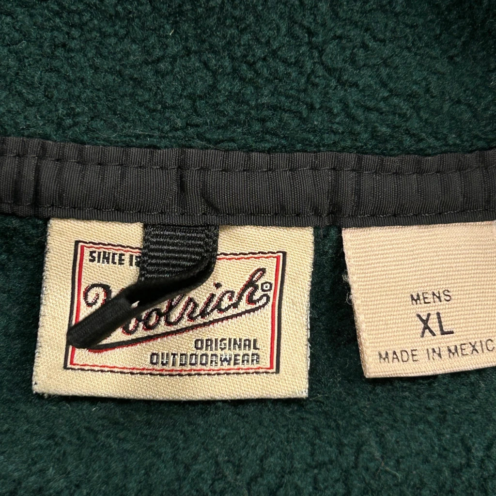 Woolrich Snap T Fleece - XL Green Polyester - Image 3