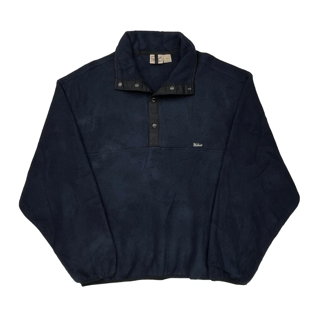 Woolrich Fleece - Large Navy Polyester