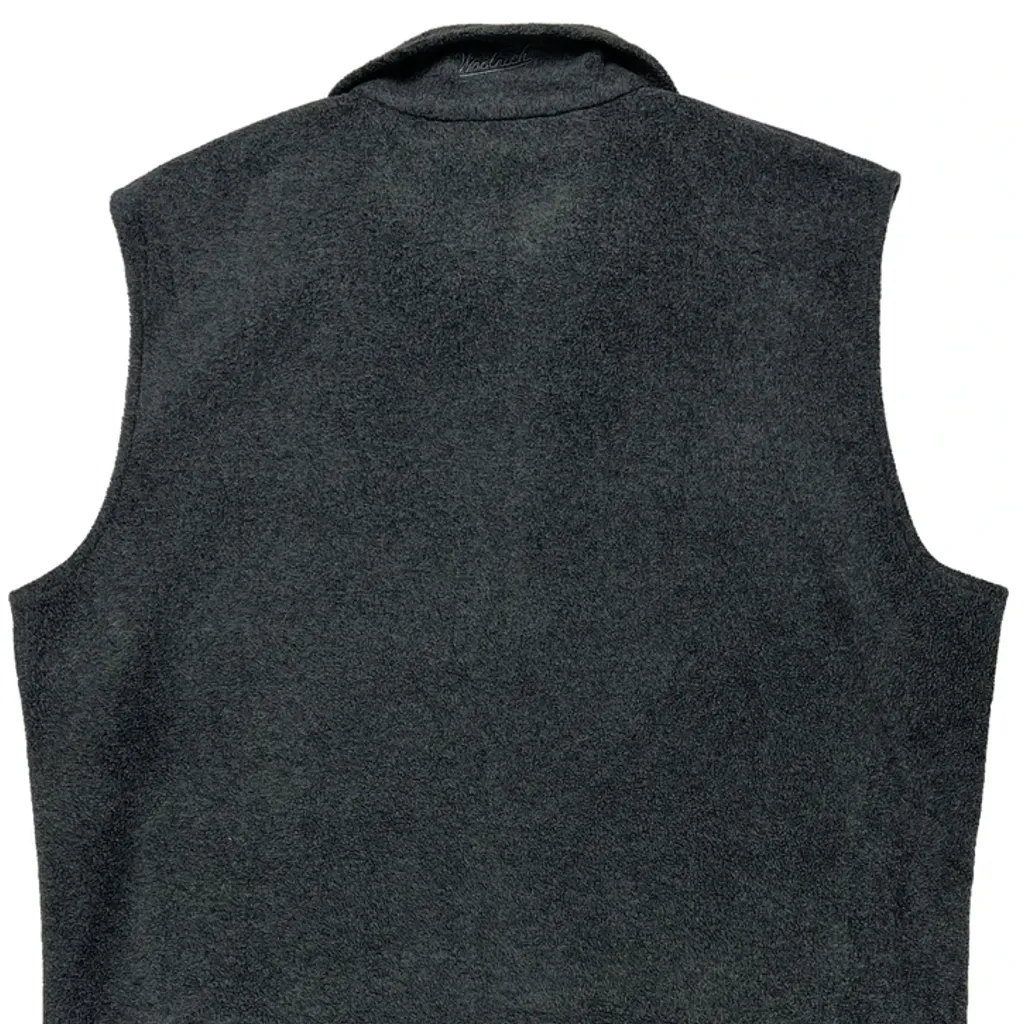 Woolrich Fleece Vest - Large Gray Polyester - Image 6