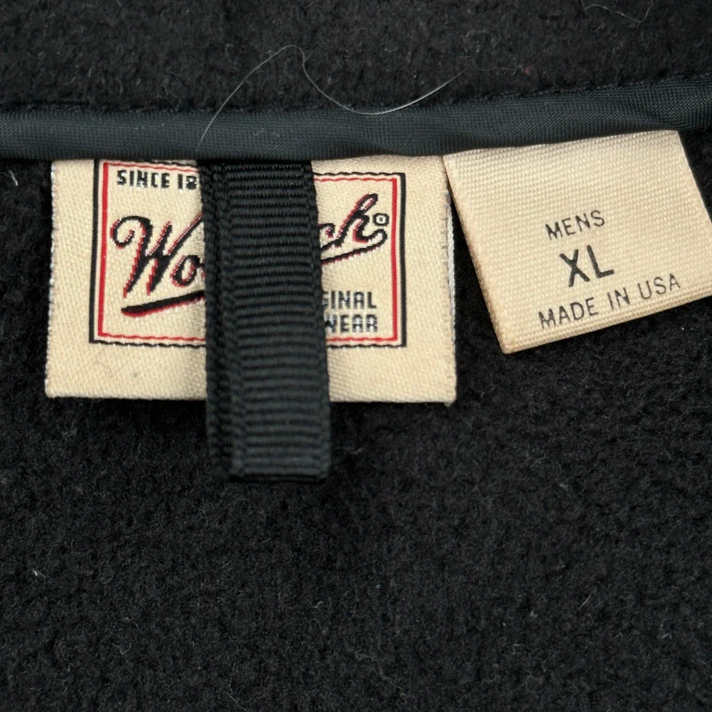 Made in USA Woolrich Gilet - XL Black Polyester - Image 3
