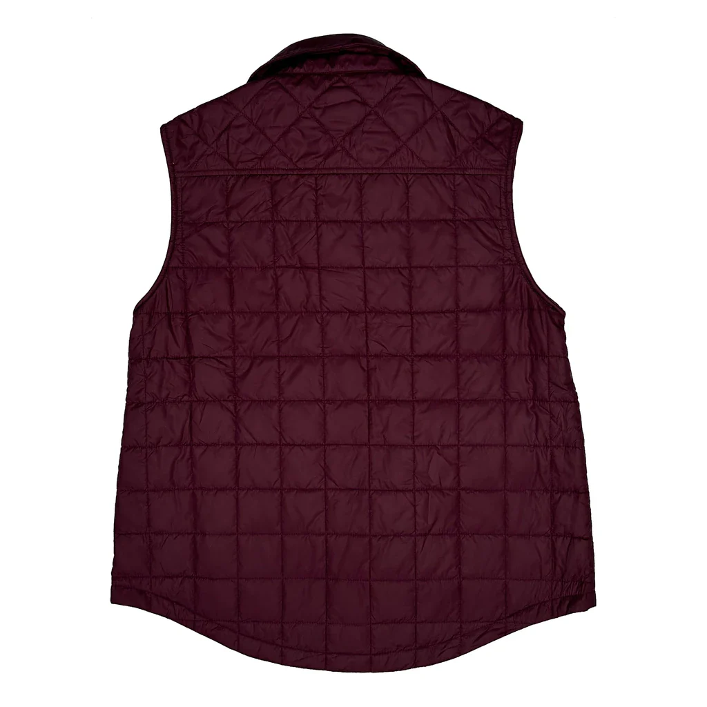 Woolrich Gilet - Small Burgundy Polyester - Image 2