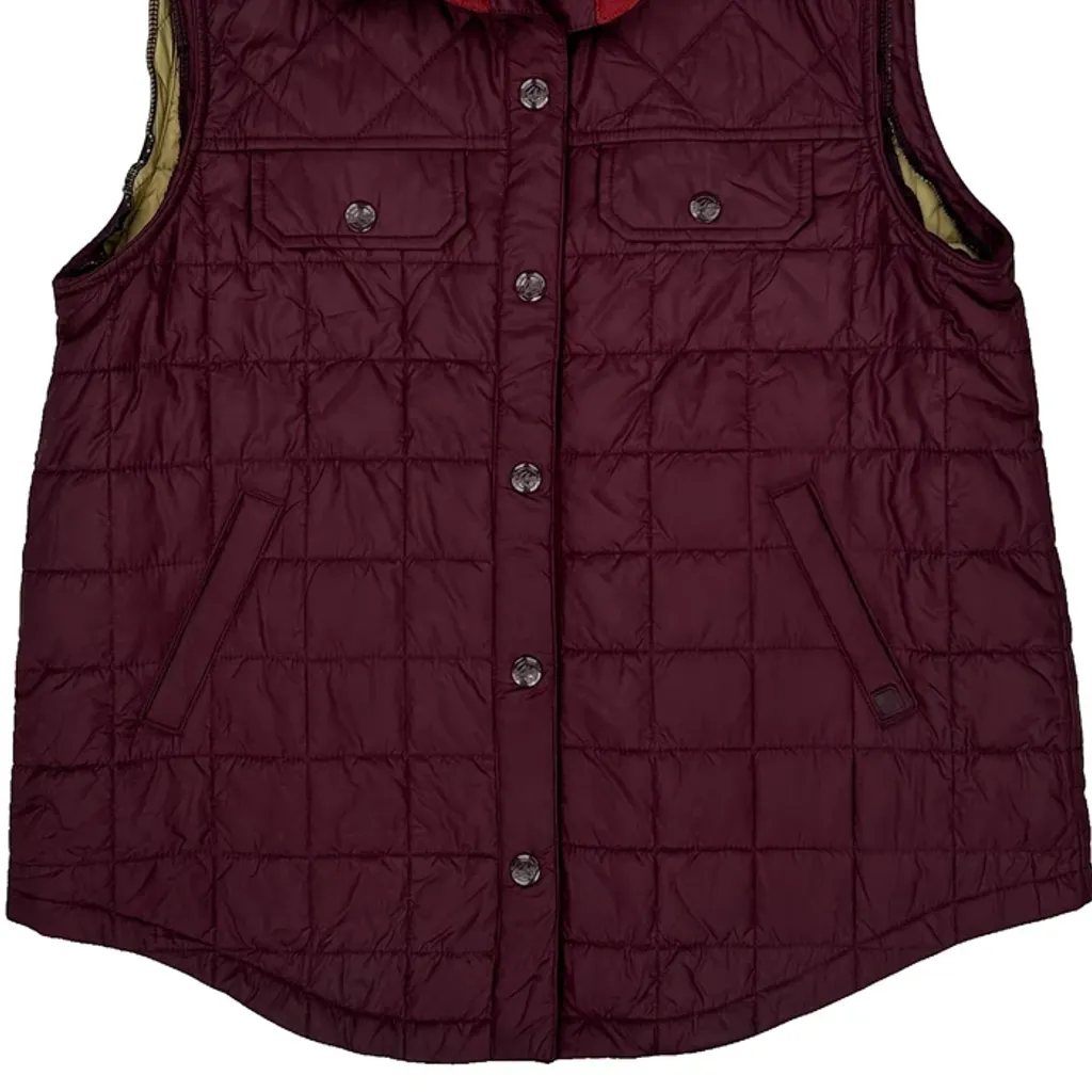 Woolrich Gilet - Small Burgundy Polyester - Image 6