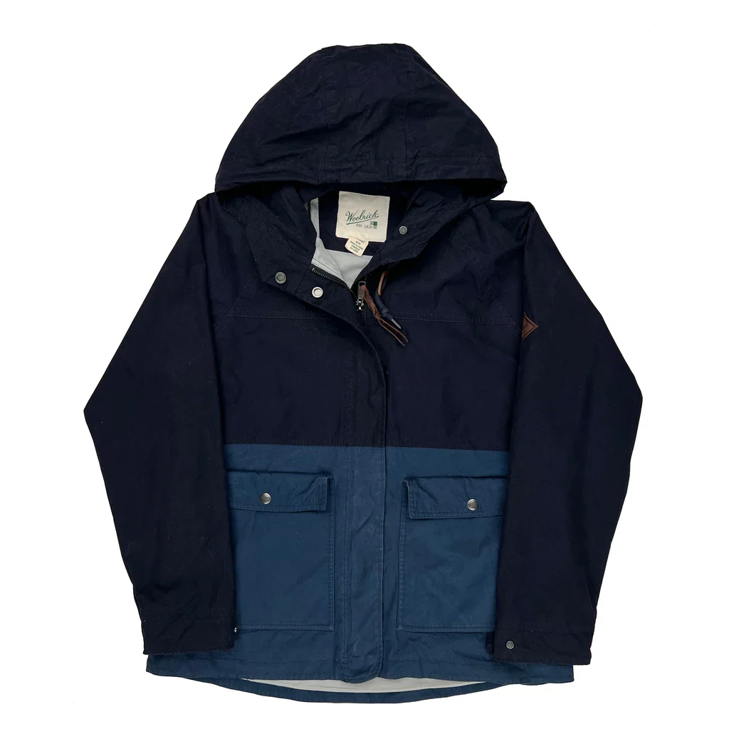Woolrich Jacket - Medium Blue Cotton