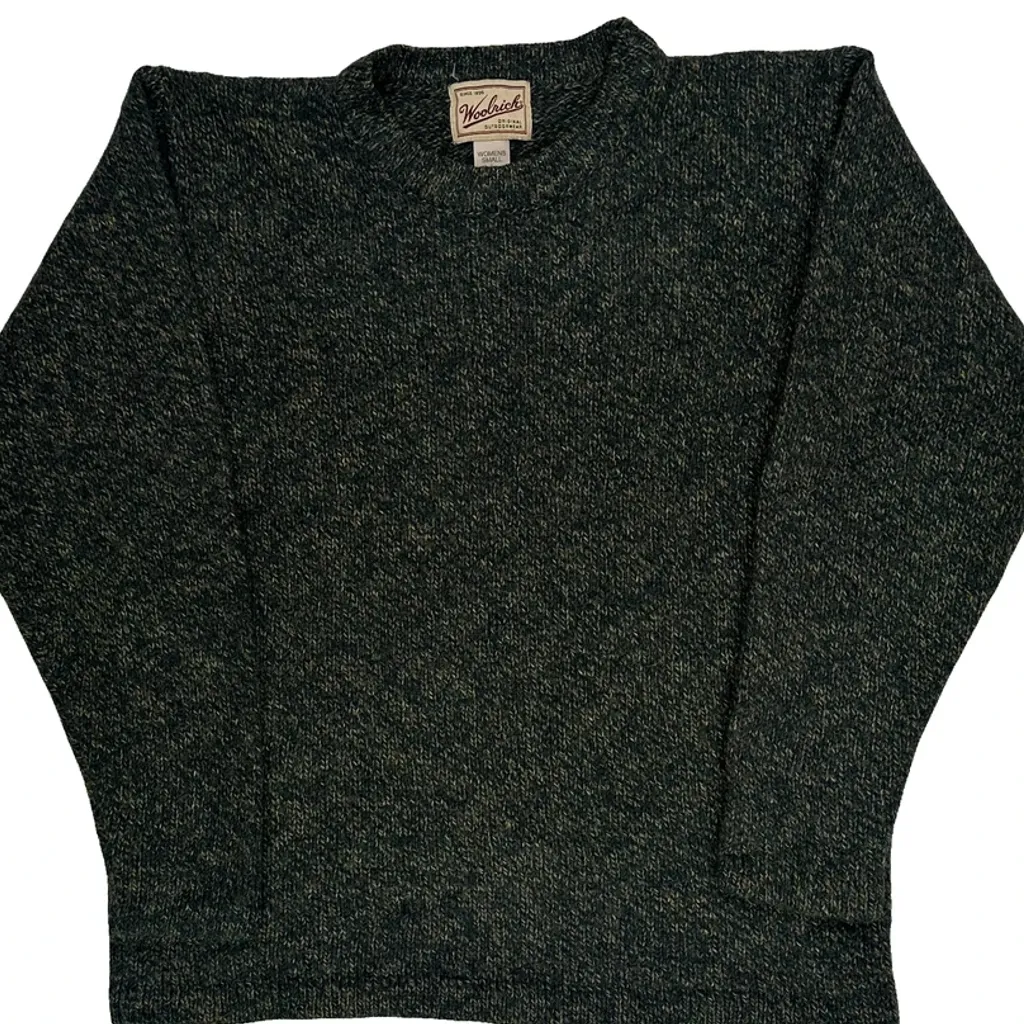 Woolrich Jumper - Small Green Wool - Image 6