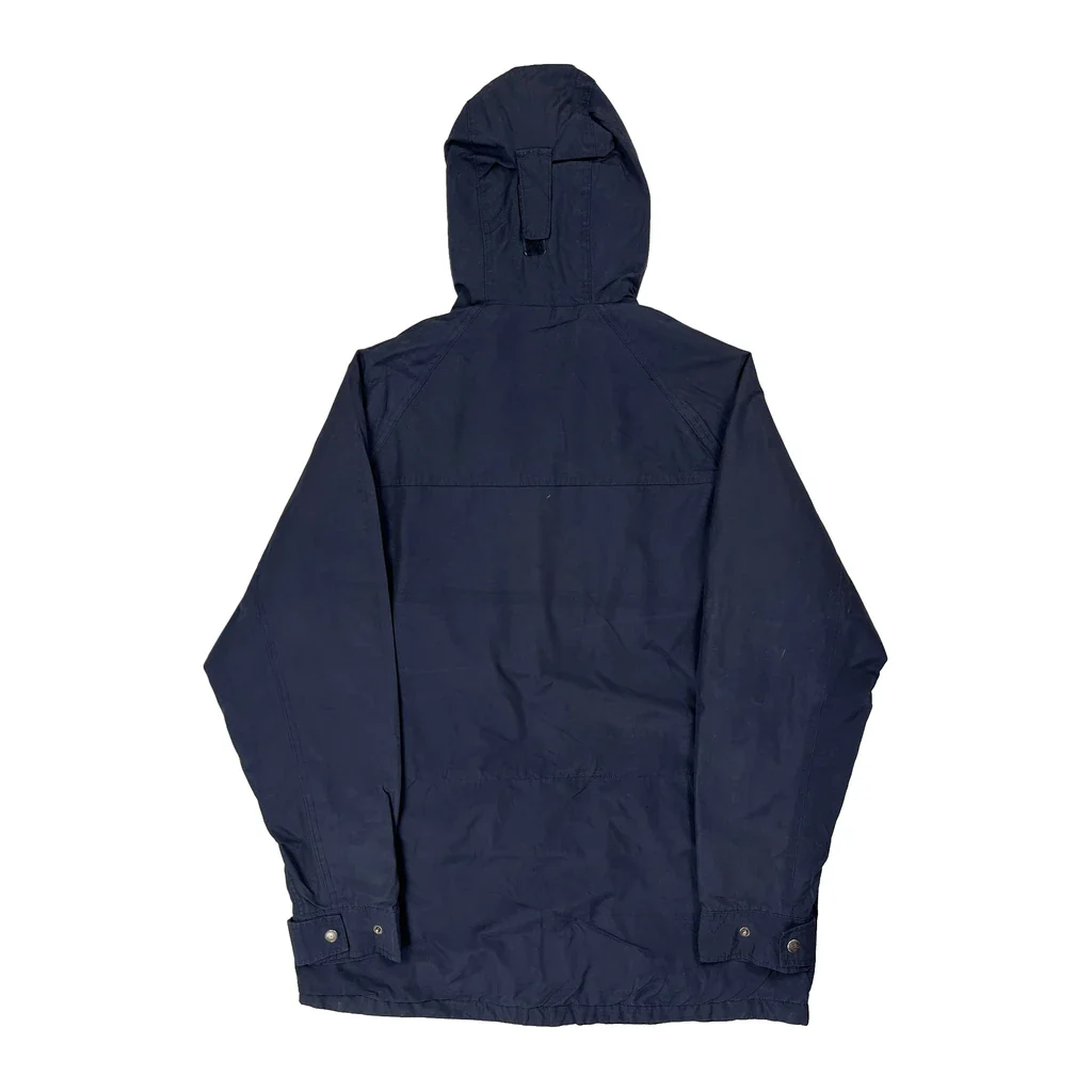 Woolrich Checked Parka - Large Navy Polyester - Image 2