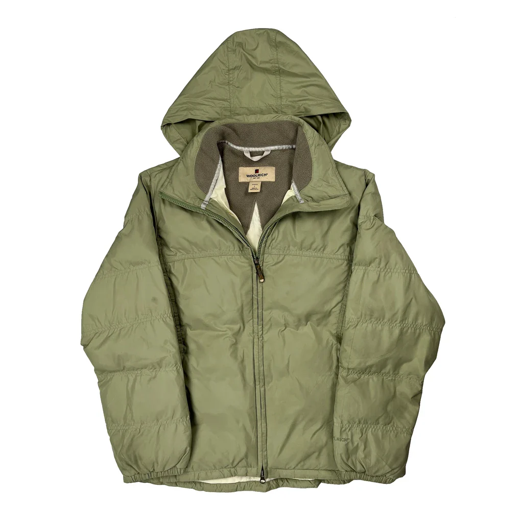 Woolrich Puffer - Large Green Polyester