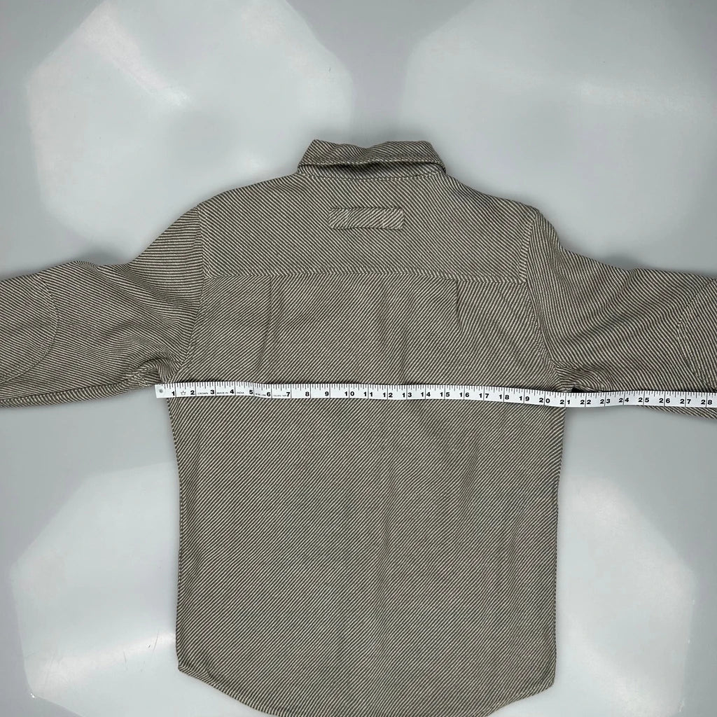 Woolrich Shirt - Small Grey Wool - Image 3