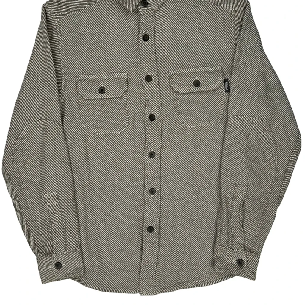 Woolrich Shirt - Small Grey Wool - Image 5