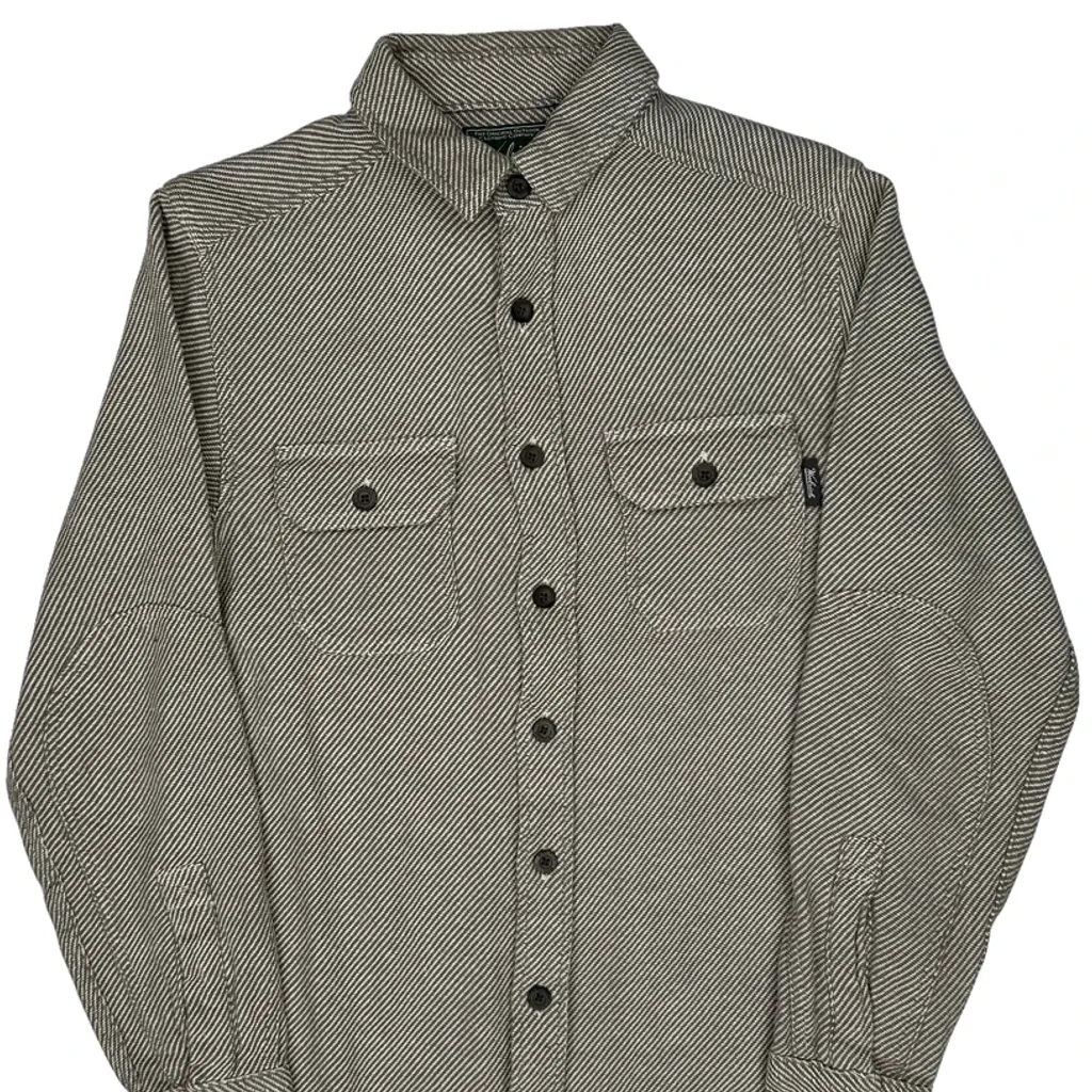 Woolrich Shirt - Small Grey Wool - Image 6