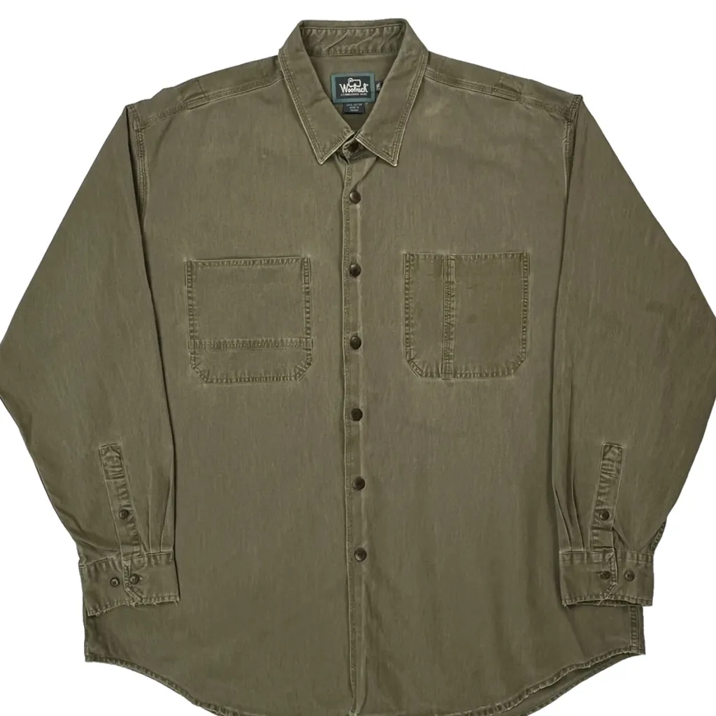 Woolrich Shirt - 2XL Khaki Cotton - Image 5