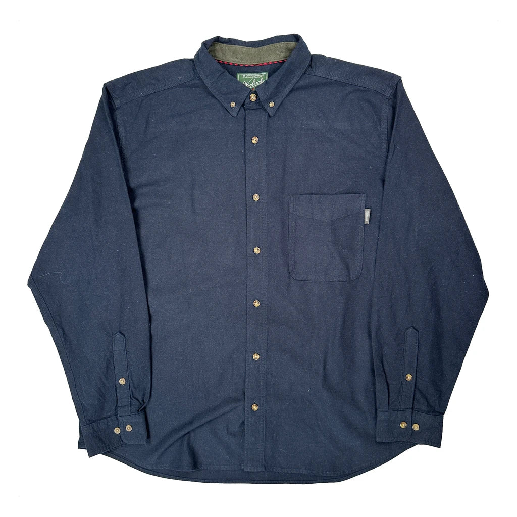 Woolrich Shirt - No Size Navy Cotton