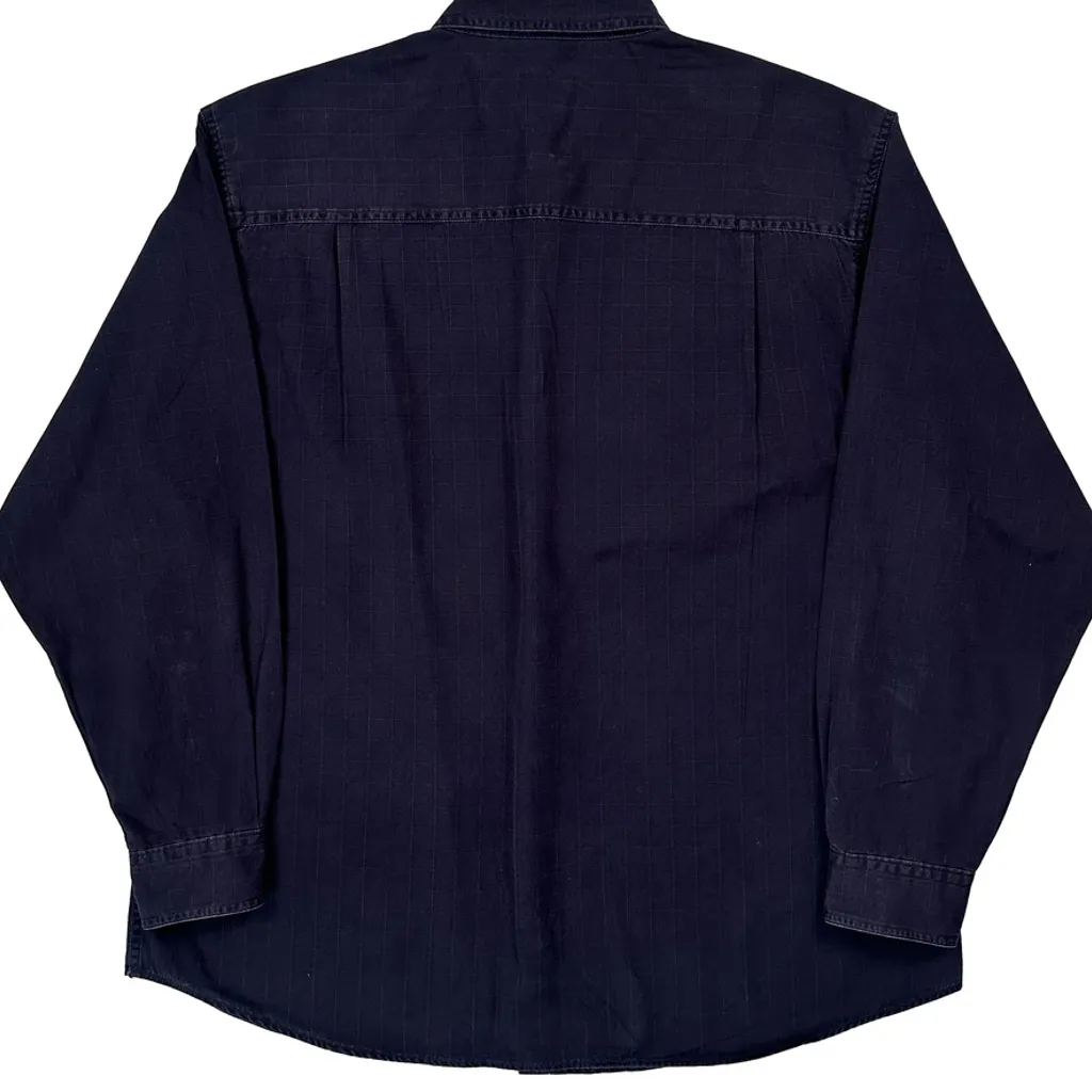 Woolrich Shirt - XL Navy Cotton - Image 6
