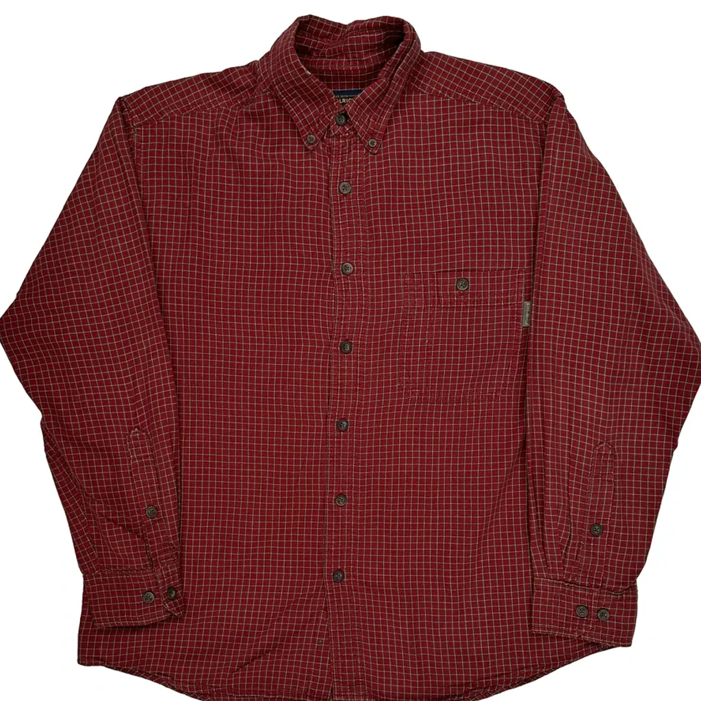 Woolrich Checked Shirt - Large Red Cotton - Image 5