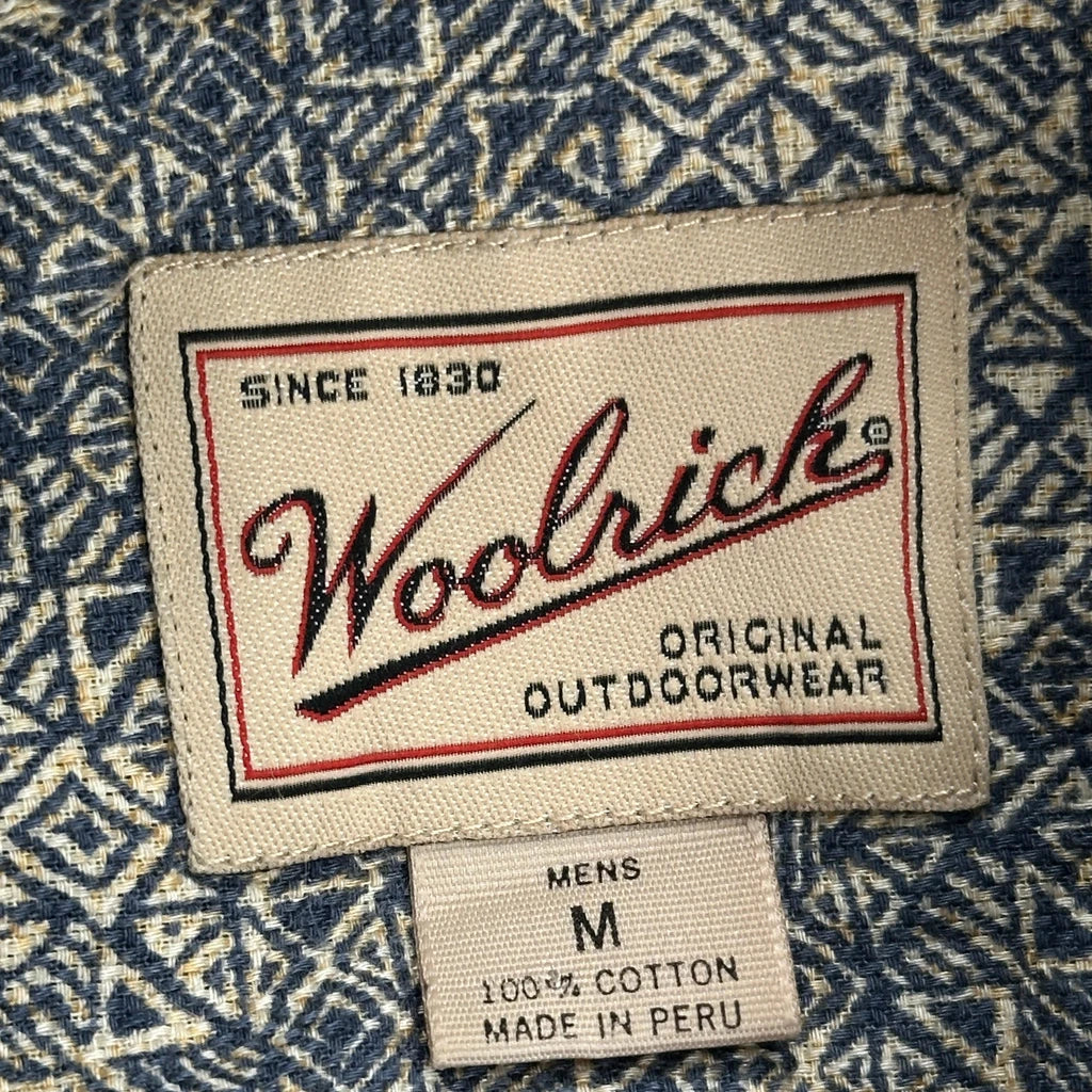 Woolrich Short Sleeve Shirt - Medium Blue Cotton - Image 3