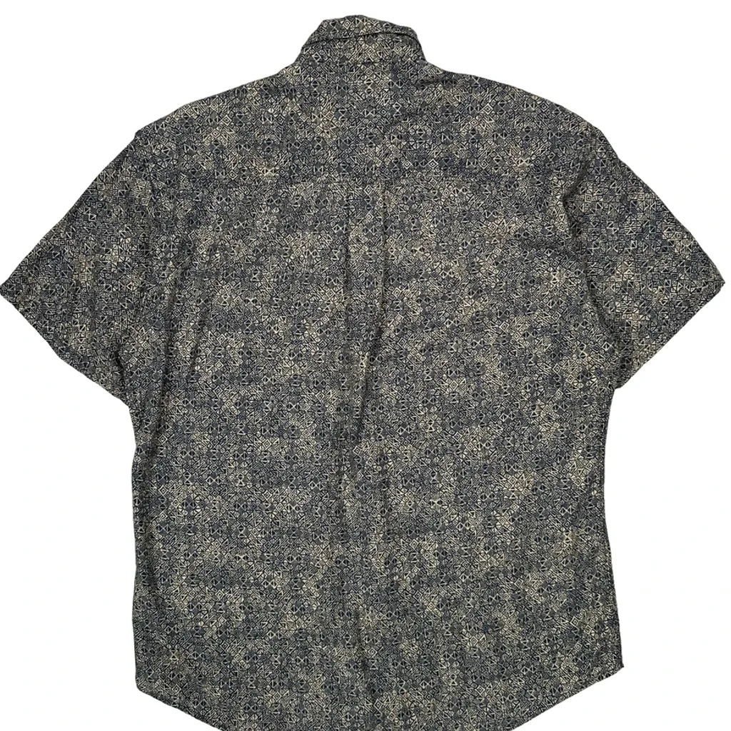 Woolrich Short Sleeve Shirt - Medium Blue Cotton - Image 7