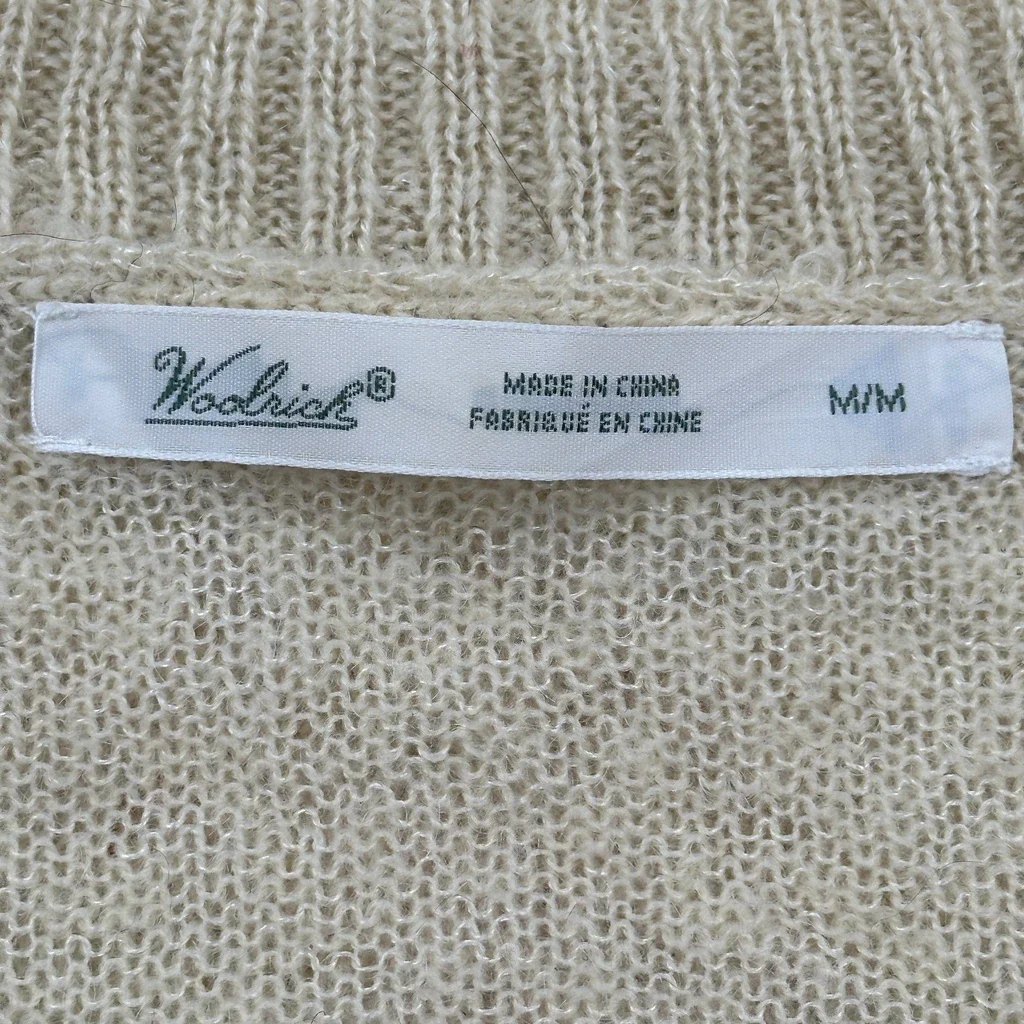 Woolrich Christmas Sweater - Medium Beige Wool - Image 3