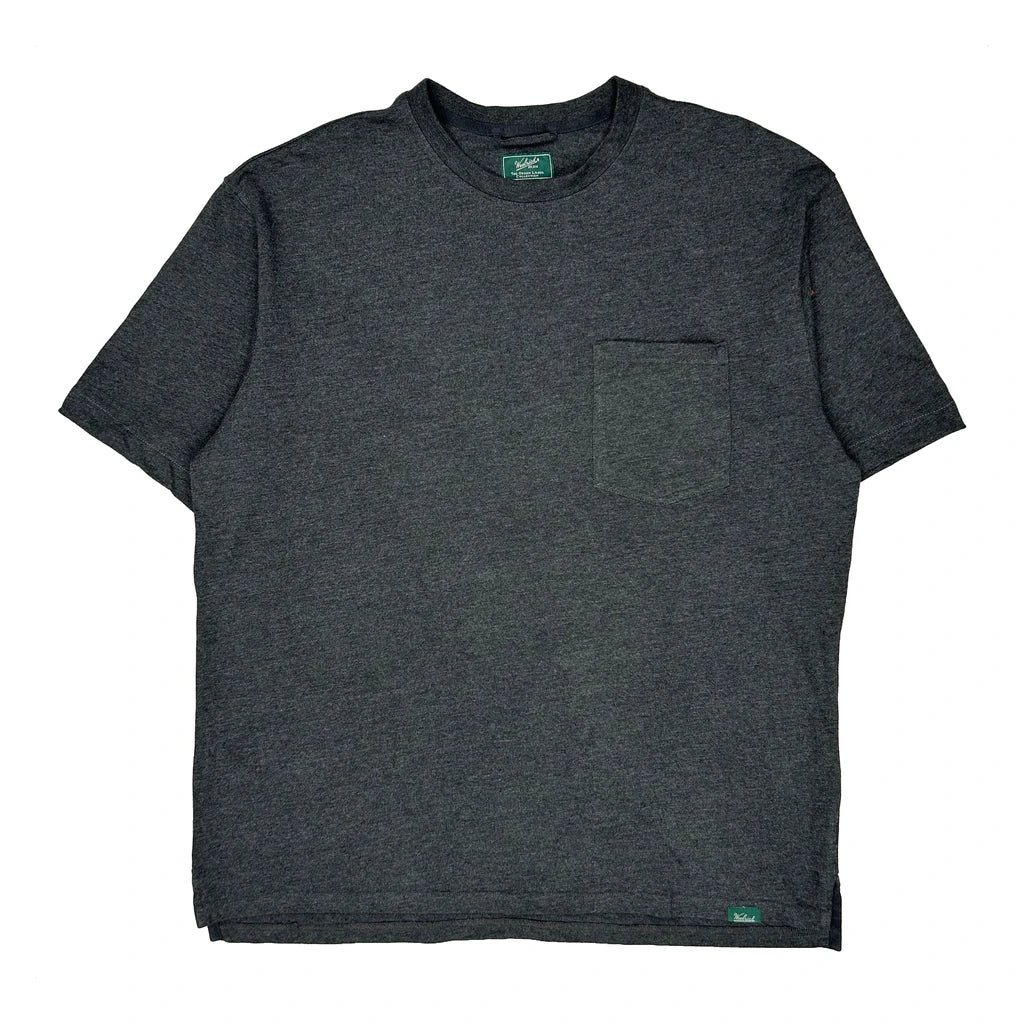 Woolrich T-Shirt - Large Grey Cotton