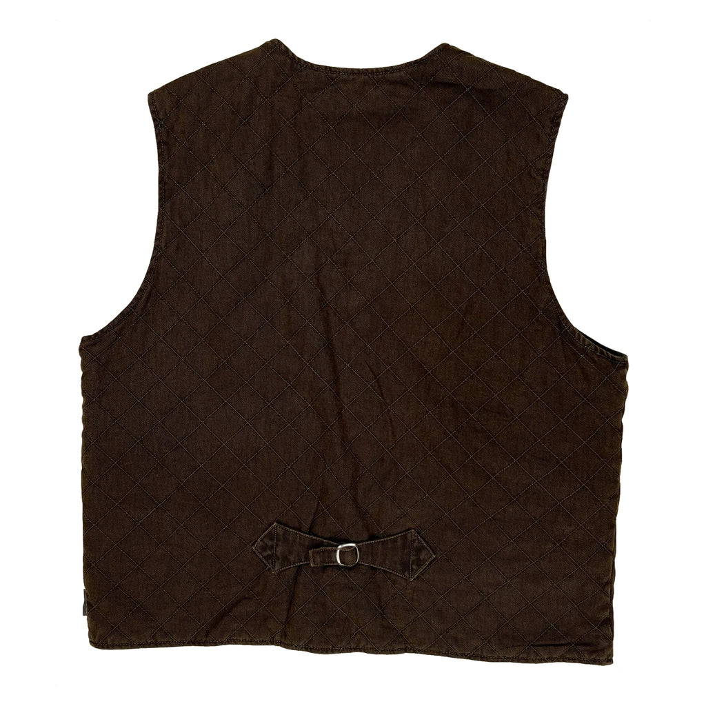 Woolrich Vest - Large Brown Cotton - Image 2