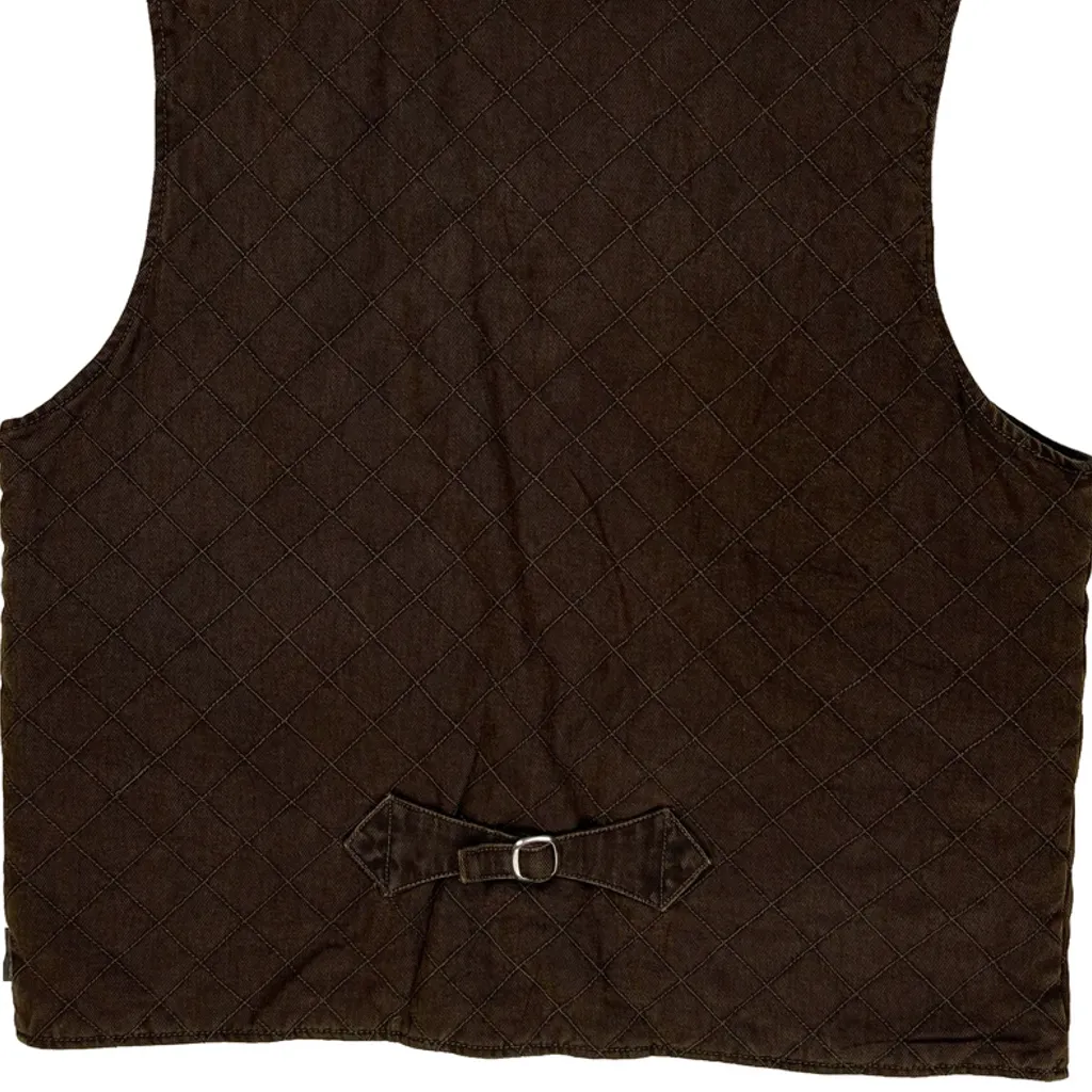 Woolrich Vest - Large Brown Cotton - Image 7