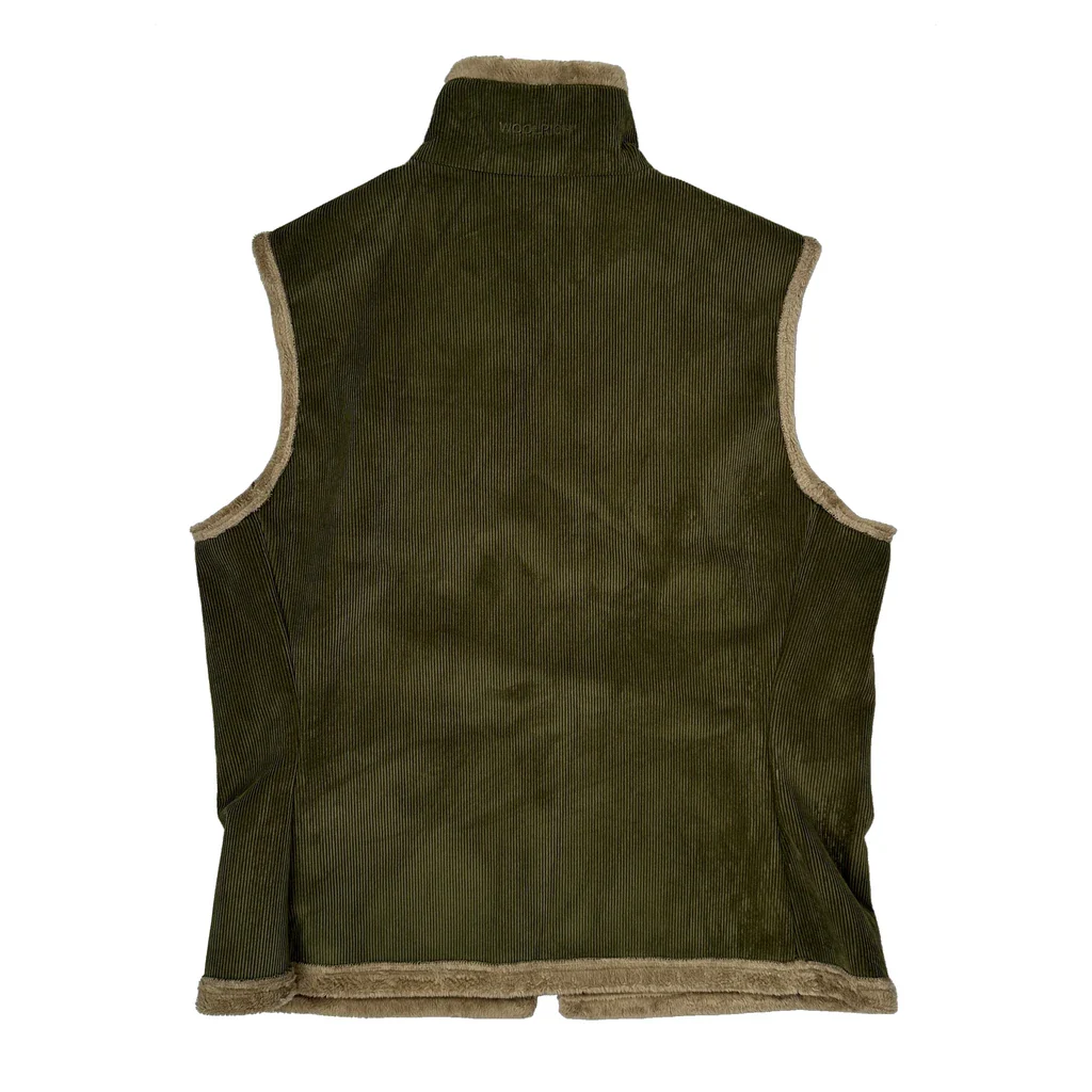 Woolrich Vest - Medium Green Corduroy - Image 2