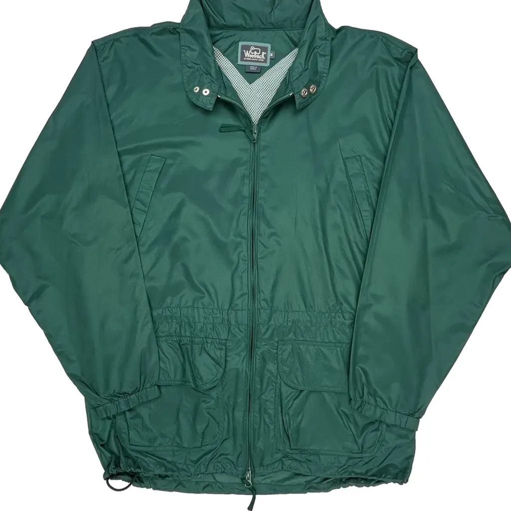 Woolrich Windbreaker - XL Green Polyester - Image 5