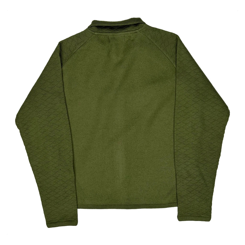 Woolrich Zip Up - Medium Green Wool - Image 2