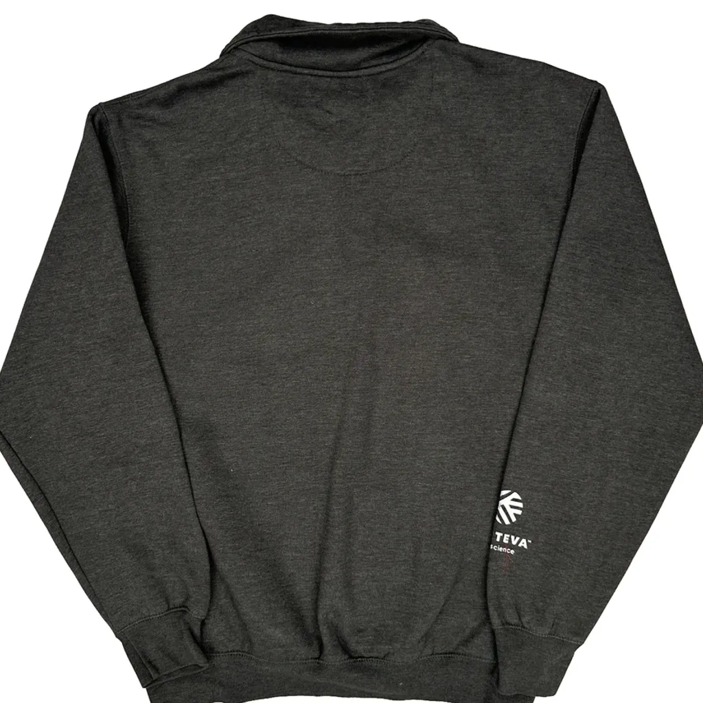 Workwear 1915 Berne Work 1/4 Zip - Medium Grey Cotton - Image 7