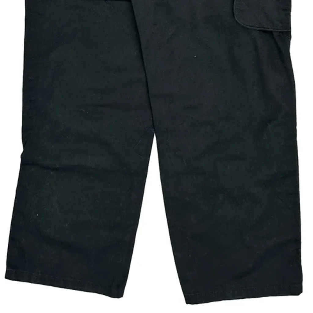 Workwear Cargo Trousers - 34W 31L Black Cotton - Image 5