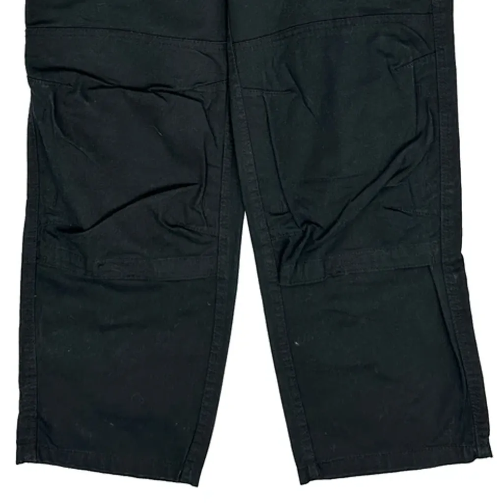 Workwear Cargo Trousers - 34W 31L Black Cotton - Image 6
