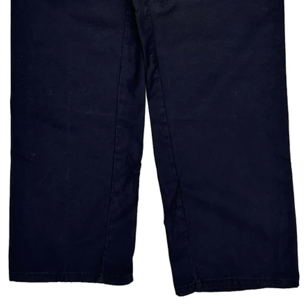 Workwear Cargo Trousers - 28W 32L Navy Cotton Blend - Image 8
