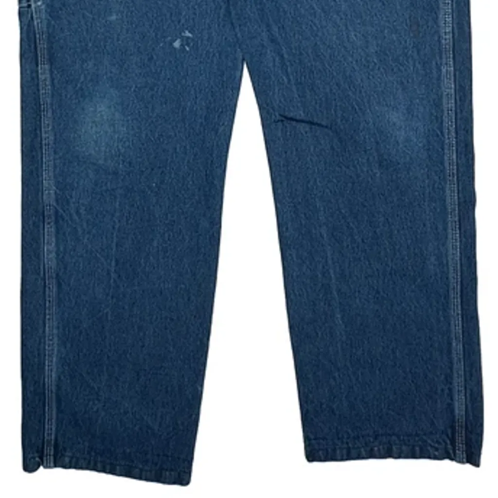 Workwear Dickies Cargo Dungarees - 38W 30L Blue Cotton - Image 7
